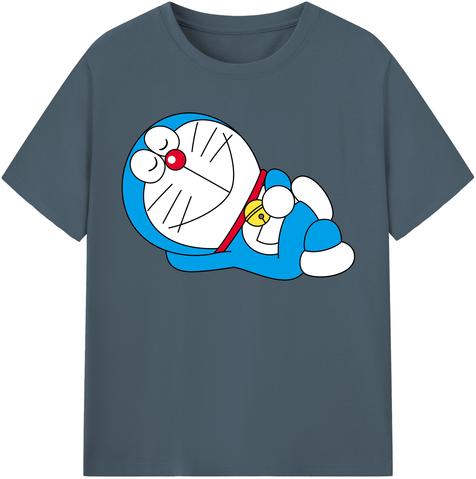 （画像用） ドラえもん Doraemon 綿100％半袖Tシャツ（フロントプリント）